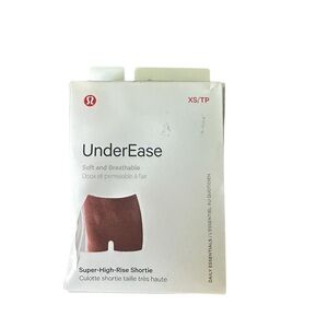 Lululemon UnderEase Super HR Shortie Underwear, Ancient Copper, XS